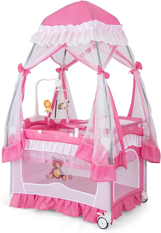 HONEY JOY Portable Changing Bassinet